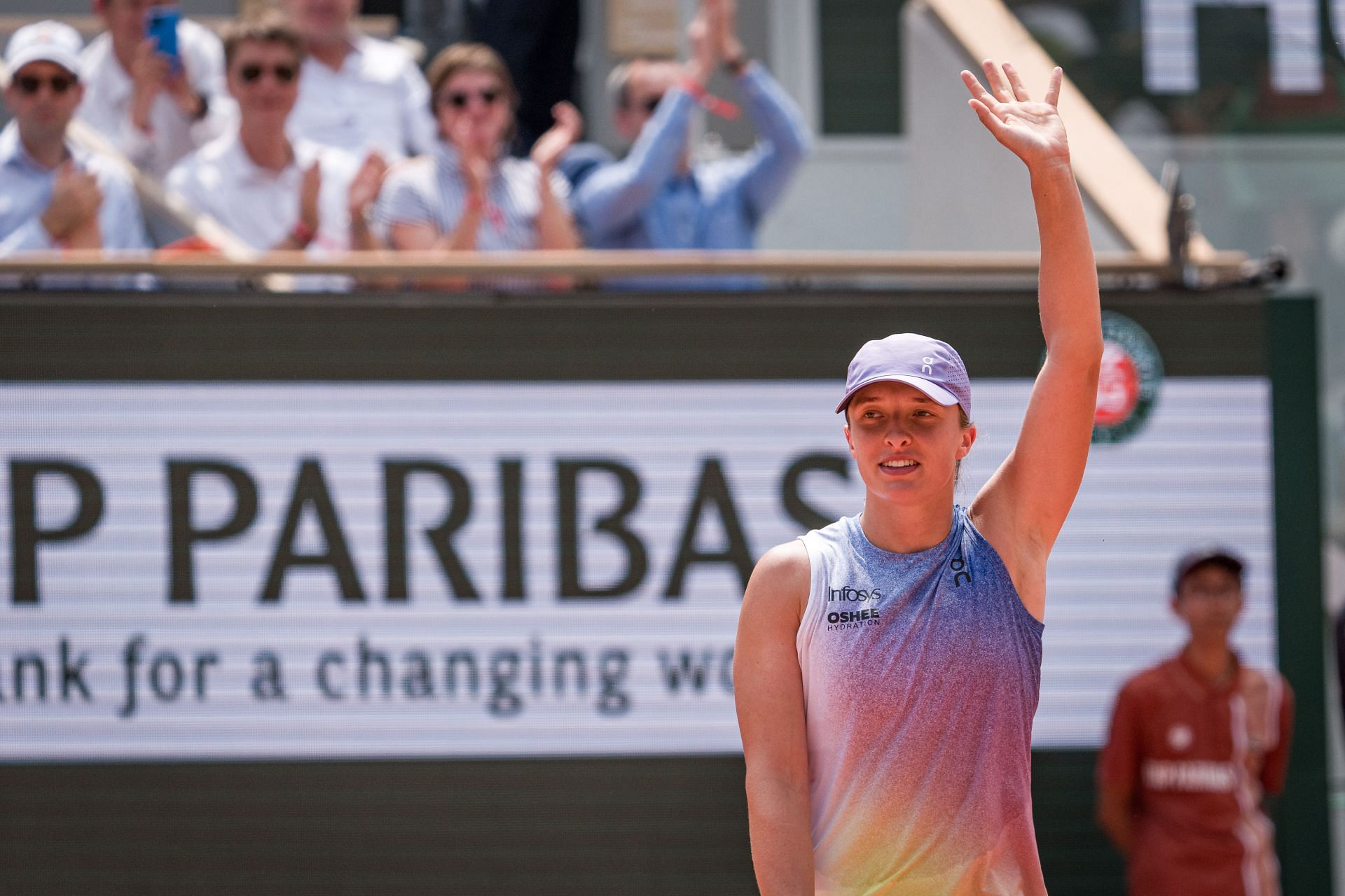 Iga Swiatek at the French Open 2025. (Photo: Getty)